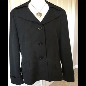Pinstriped Blazer